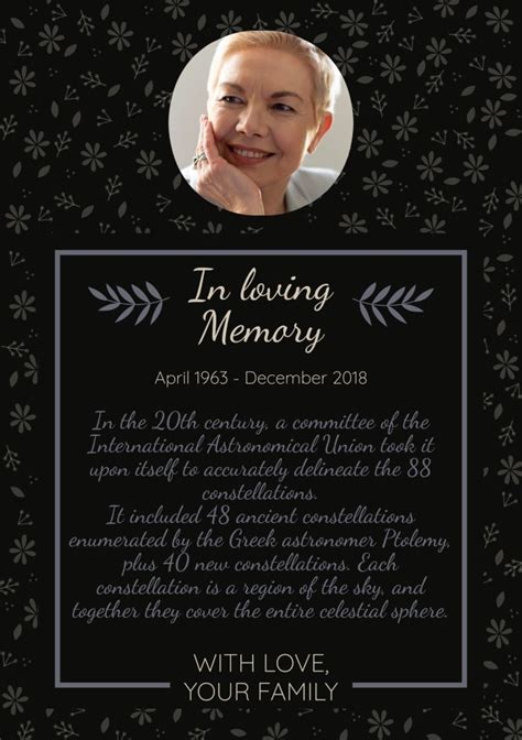 Free Funeral Invitation templates to customize | Wepik