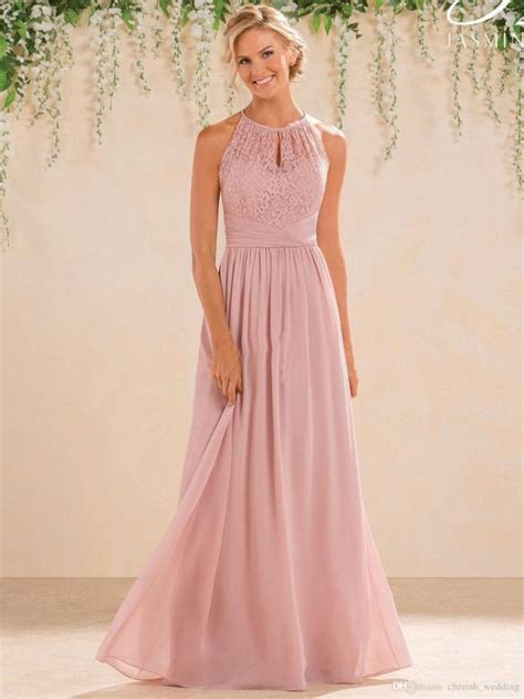 Kleid Hochzeit Gast Floor Length Chiffon Bridesmaid Dresses