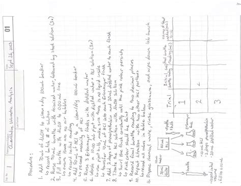 Quantitative Volumetric Analysis Flowchart Chem A Studocu