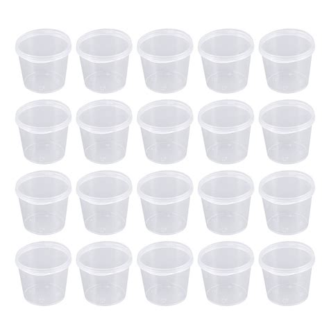 Pcs Ml Disposable Plastic Portion Cups Clear Portion Container With