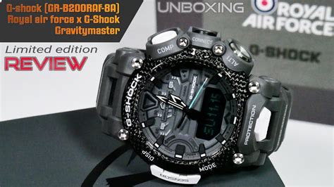 GR B200RAF 8A Royal Air force x G Shock ซรใหมกบลมเตดรน