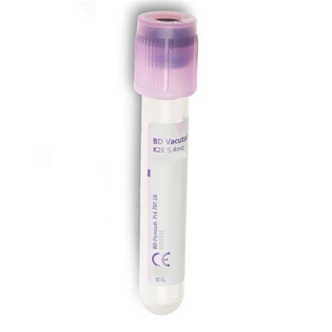 bd vacutainer bd kedta tubes pet ml