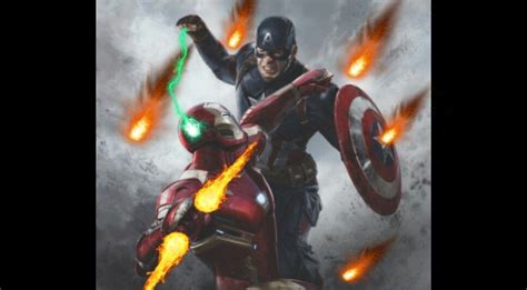 Iron Man And Captain America By Andri