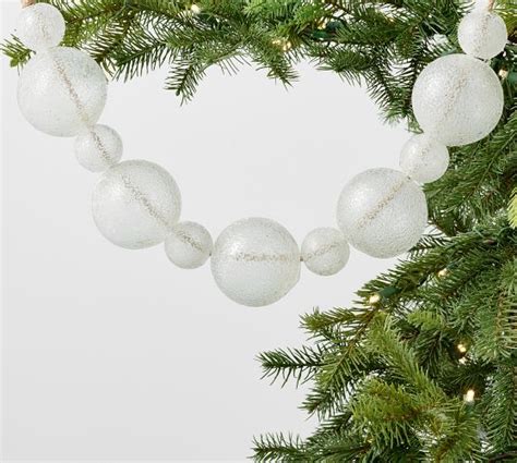 Sugared Glass Beaded Garland Pottery Barn