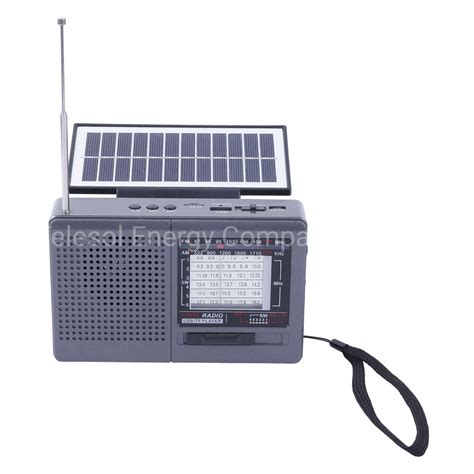 Multiband Solar Radio FM Am Sw With Bluetooth MP3 Player Torch For