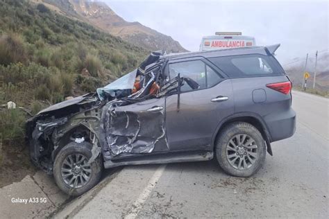 Carretera Central Dos Personas Heridas Deja Accidente En El Km 134