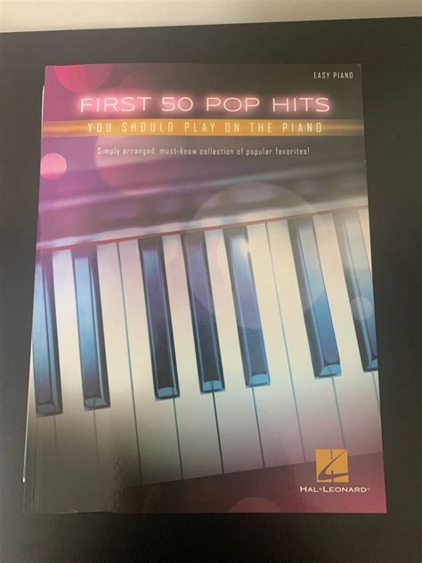 First 50 Pop Hits You Should Play On The Piano Hobbies Toys Books