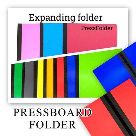 Px Expanding Folder Pressboard Colored Long 8 Pieces Stationary School