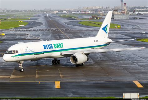 VT BDM Blue Dart Aviation Boeing 757 23N PCF Photo By Aneesh Bapaye