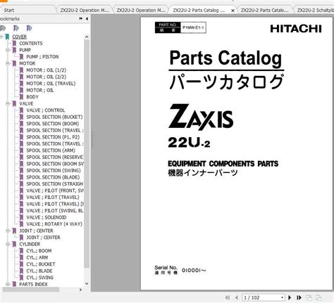 Hitachi Mini Excavator Zaxis ZX22U 2 Shop Manual Auto Repair Manual