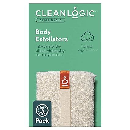 Amazon Cleanlogic Organic Cotton Exfoliating Body Scrubber