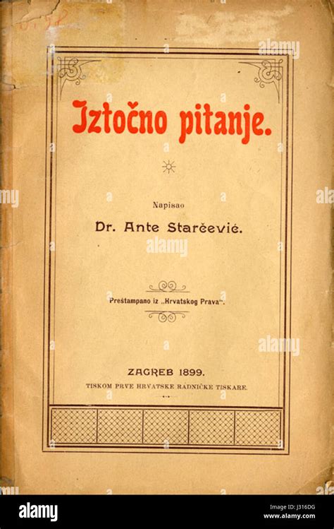 Ante Starcevic High Resolution Stock Photography And Images Alamy