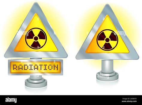 Radiation Alert Sign Stock Vector Image Art Alamy