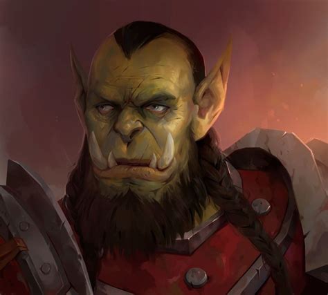 Orgrimmar Wow Orc Warrior Art