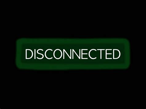 Disconnected Disconnect Inscription Green 4k Wallpaper Toppng