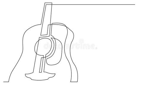 Acoustic Guitar Line Drawing Stock Illustrations 1 388 Acoustic