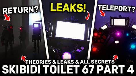 THEORIES Of SKIBIDI TOILET 67 PART 4 Skibidi Toilet 67 Part 4 LEAKS