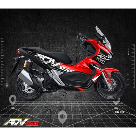 Jual Modifikasi Honda Adv Fullbody Stiker Dekal Adv Disain