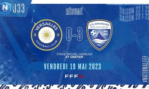 J I Fc Versailles Us Avranches Msm Le R Sum National Fff