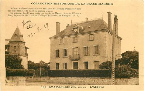 87 AZAT LE RIS L Abbaye 1939 Par Ducoudray