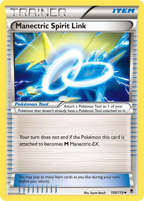 Pok Mon Xy Phantom Forces Card Manectric Spirit Link Standard