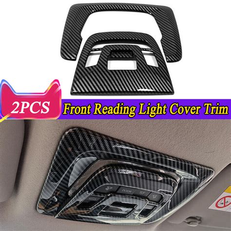 Carbon Fiber Front Reading Light Cover Trim For Toyota Corolla Cross