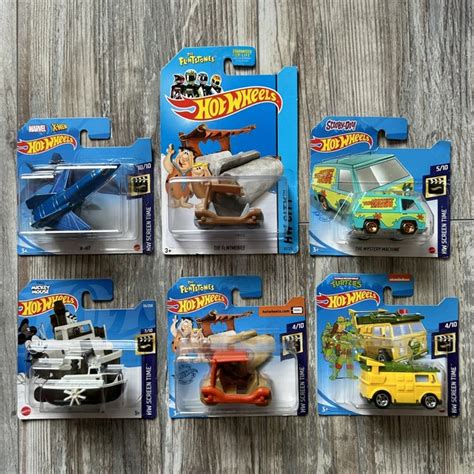 HOT WHEELS SCREEN Time TV Film Cartoon Collection Of CARDED SEALED PicClick UK