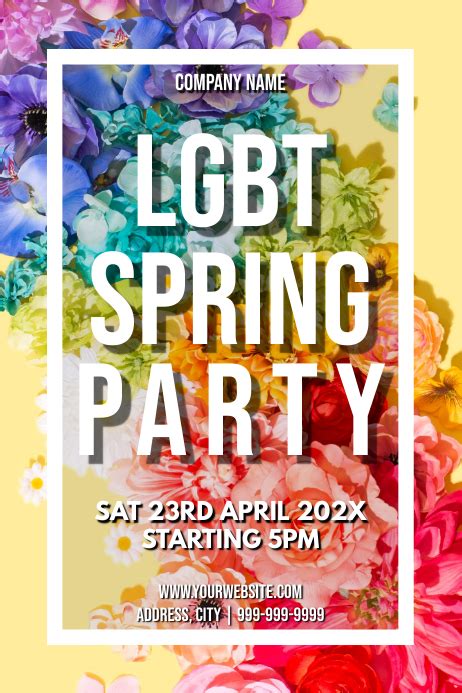 Template Lgbt Spring Postermywall