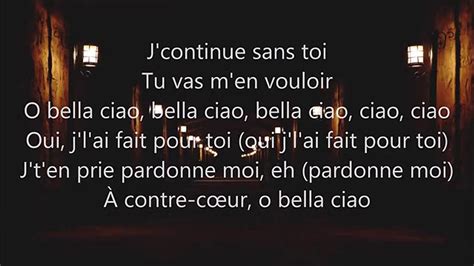 Maître Gims Vitaa Dadju Slimane et Naestro Bella Ciao Lyrics