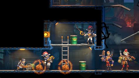 New Steamworld Heist Ii Trailer Showcases Gunplay Jobs And More Rpgfan