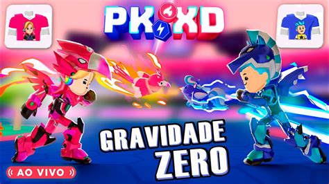 Jogando Na Atualiza O Gravidade Zero Do Pk Xd Ao Vivo Youtube