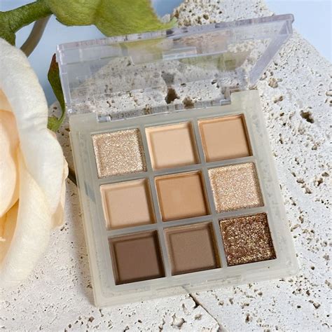 Paleta De Sombra De Ojos De Colores Nude Rosa Y Marr N Paleta De Sombra De Ojos Natural