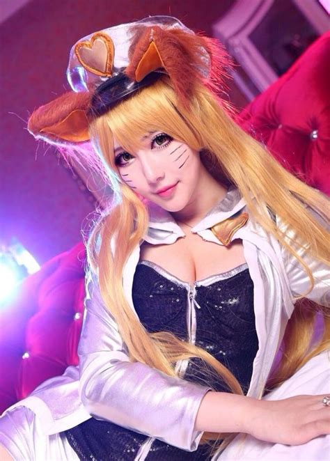 英雄聯盟那些36d由美女們一一cosplay，眼都看直了 每日頭條