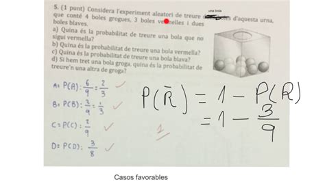 Ejercicio 5 Probabilidad Regla De Laplace Youtube