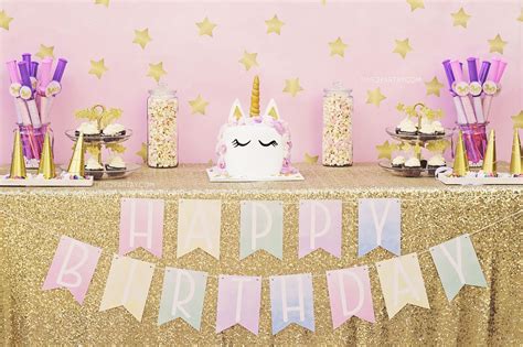 A Unicorn Themed Birthday Party | Time2Partay.com | Unicorn themed ...