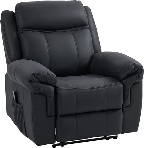 Homcom Fauteuil Inclinable Pour Salon Fauteuil Inclinable En Cuir