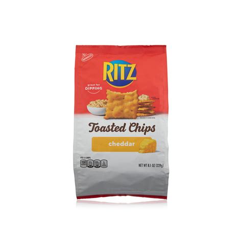 Ritz Toasted Chips Cheddar 229g Waitrose Uae And Partners