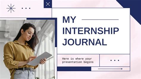 My Internship Journal Google Slides PowerPoint Template