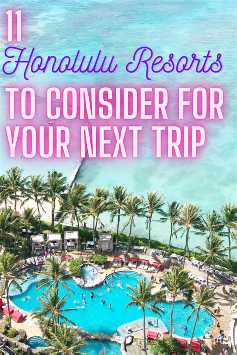 11 Honolulu Resorts To Consider For Your Next Trip