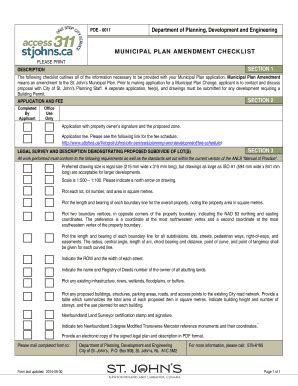 Fillable Online Municipal Plan Amendment Development Checklist Pde