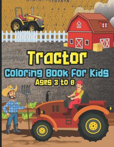 Tractor Coloring Book For Kids: Simple Coloring Books For Toddlers ...