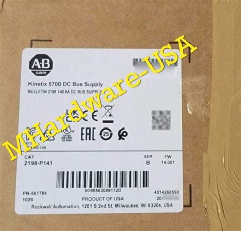 New Allen Bradley 2198 P141 Series B Kinetix 5700 DC Bus Supply EBay