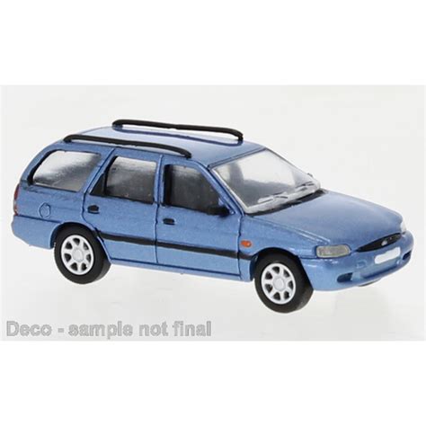 Brekina PCX870465 Ford Escort MK VII Turnier metallic blau 1995 Maß