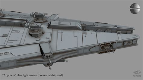 Arquitens Class Light Cruiser From Star Wars 3d Model Max 27 Star Wars