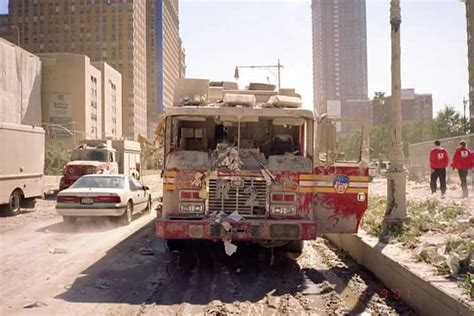 Fdny Rescue 2 Sits In Ruins After Collapse Of The Towers None Of The