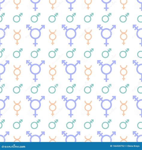 Pattern Female Gender Lgbt Lesbian Homosexuality Stock Vector Illustration Of Equality Female