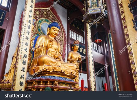 Hangzhou, China - On August 26, 2015: Hangzhou Lingyin Temple Buddha In ...