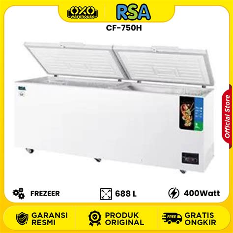 Jual RSA Chest Freezer RSA CF 750 H 688 Liter Low Watt Garansi Resmi