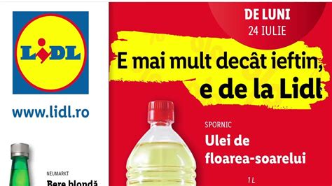 Revista Lidl Ofertele Saptamanii La Lidl Din Iulie Catalog