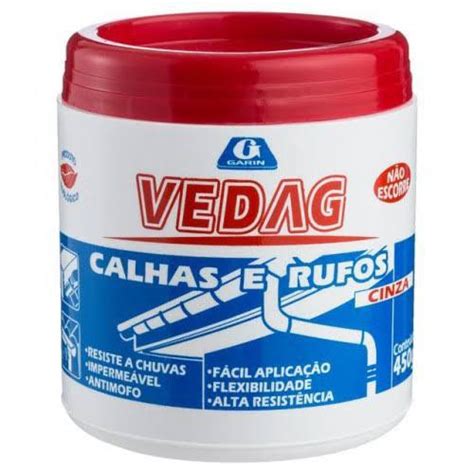 Veda Calha E Rufos Pasta Vedag Pote G Cinza Garin Shopee Brasil